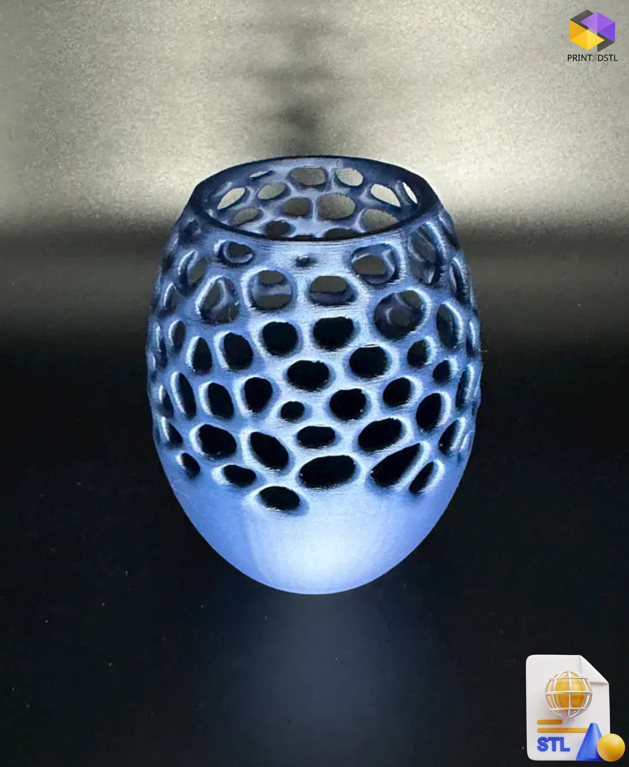 Voronoi Pencil Holder STL File - Image 3