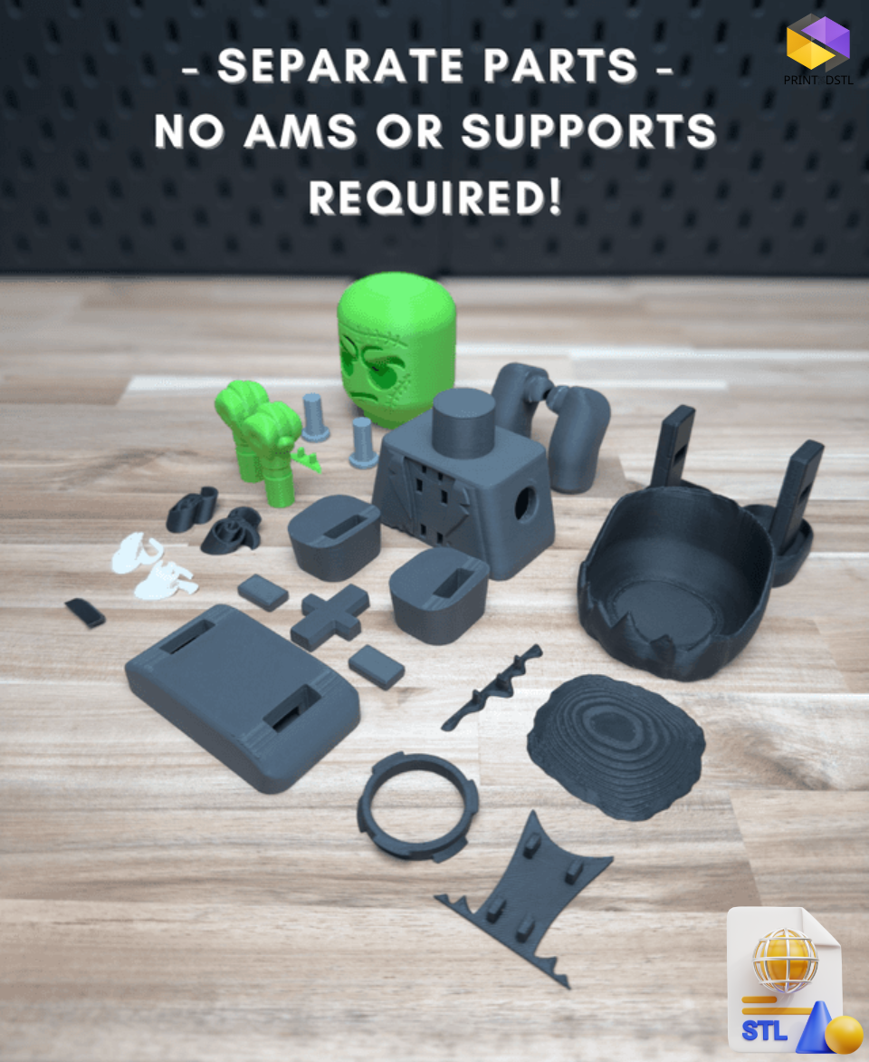 Frankenchunk's Monster Kit STL File – Unique 3D Printable Model - Image 4