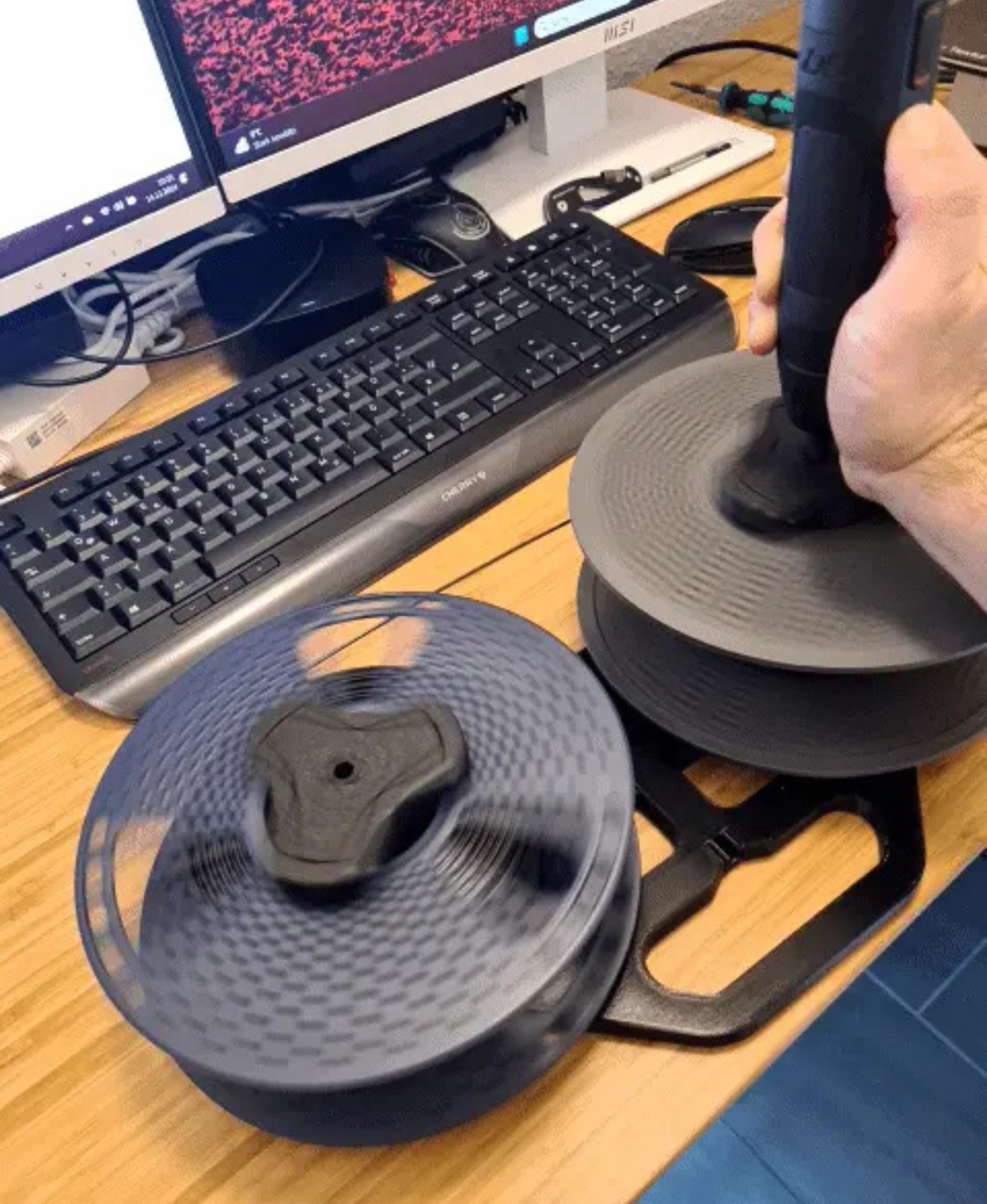 EASYSPOOLER Filament Respooling Tool STL File - Image 3