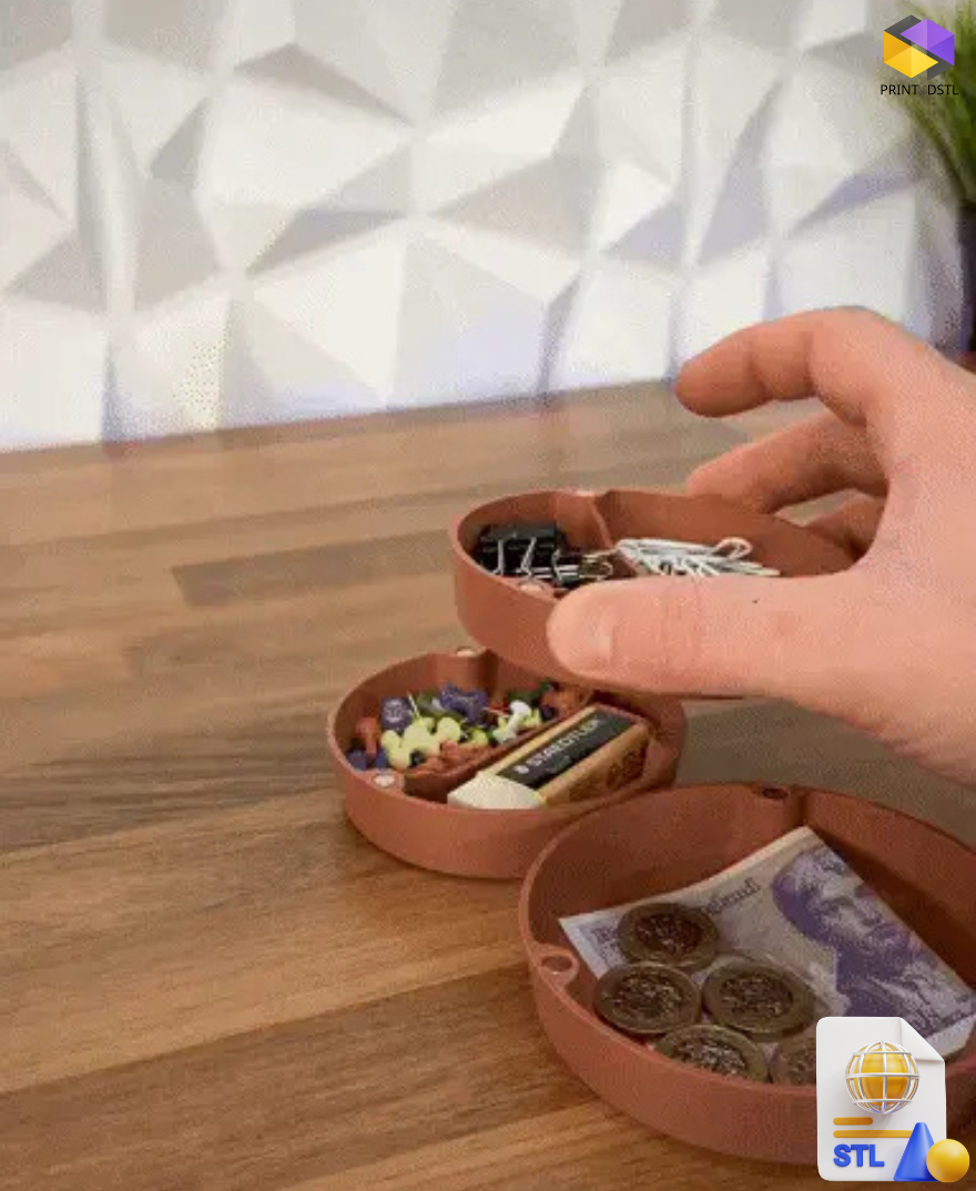 Plant Pots Organizer STL File Set – Organize Your Green Space in Style - Image 5