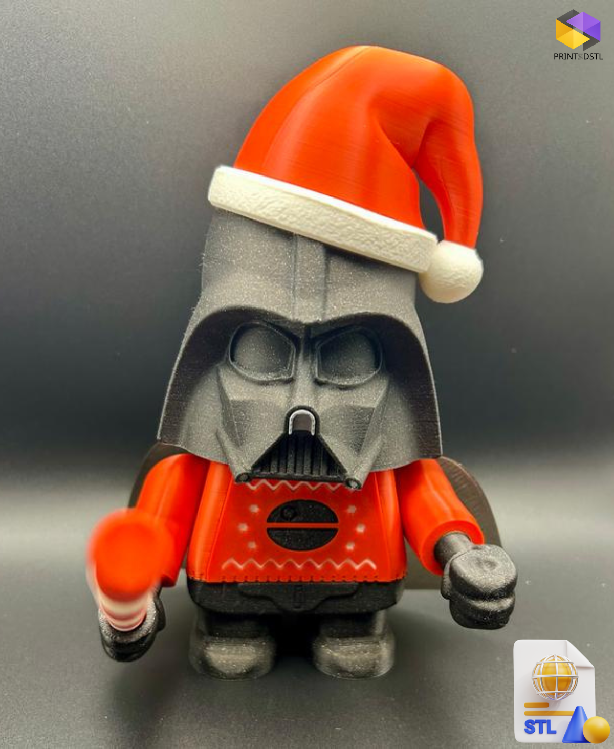 Holiday Chunk Vader Kit STL File – Fun & Festive 3D Printable Model - Image 5