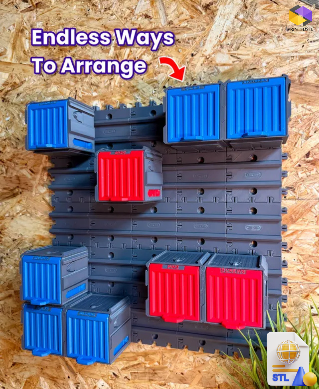 Cargo Container Mini's STL File – Cargo Connect Compatible 3D Printable Model - Image 5