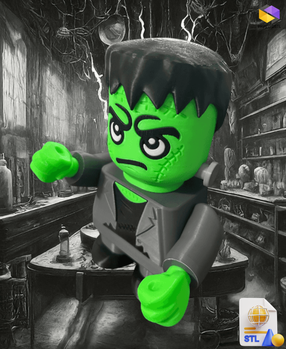 Frankenchunk's Monster Kit STL File – Unique 3D Printable Model - Image 6