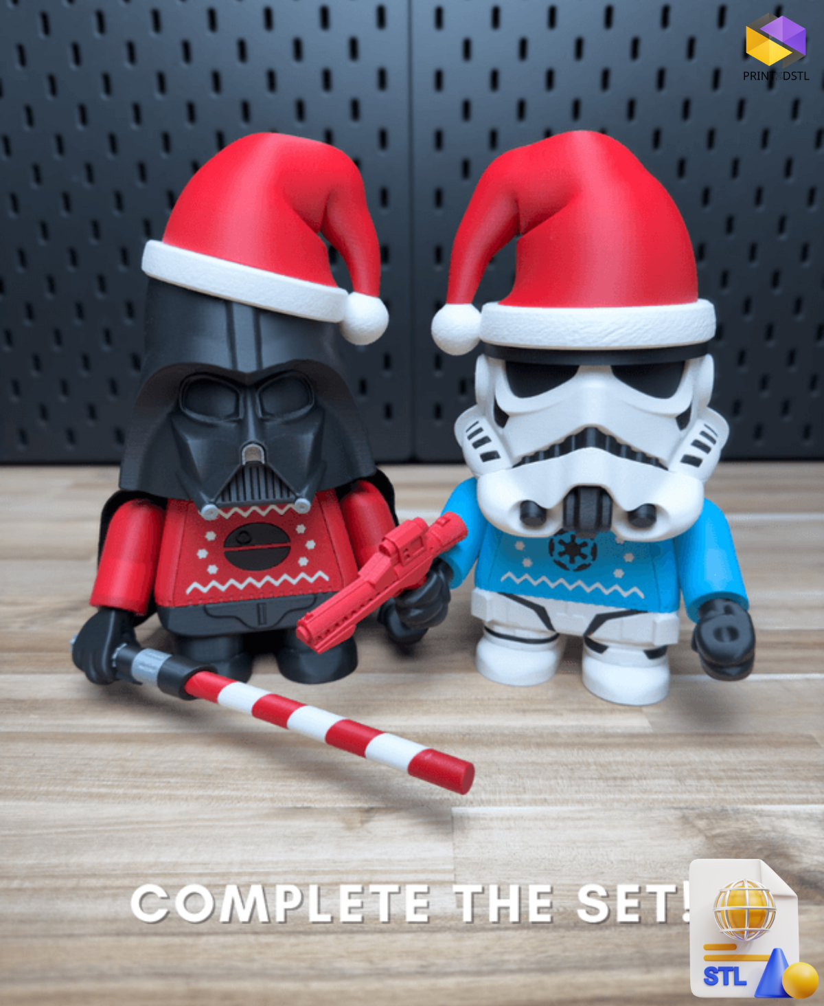 Holiday Chunk Vader Kit STL File – Fun & Festive 3D Printable Model