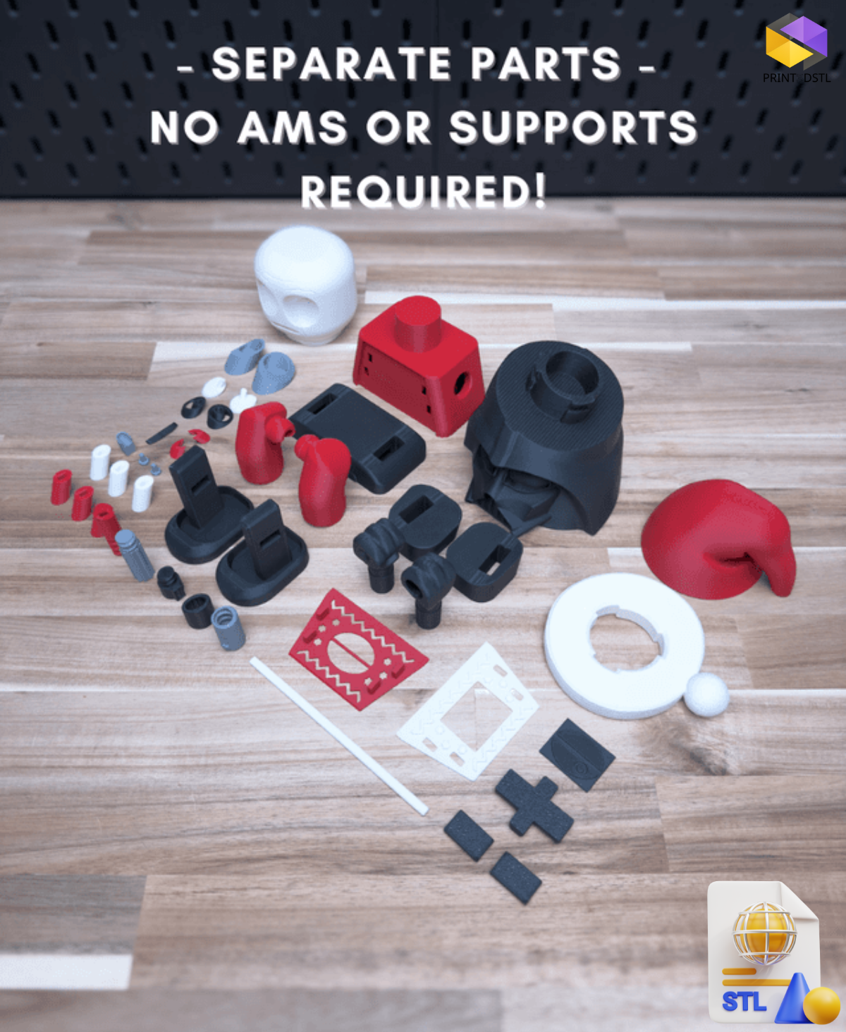 Holiday Chunk Vader Kit STL File – Fun & Festive 3D Printable Model - Image 9