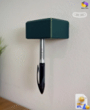 Gravity Pen Holder STL File – Unique Gripping Mechanism for All Pen Sizes