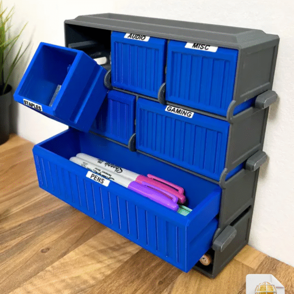 Cargo Containers MAX STL File – Large, Modular 3D Printable Model