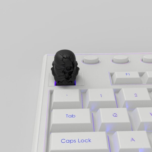 Stormtrooper Skull Keycap 3D Print Stl File | 3D Keycap Model STL