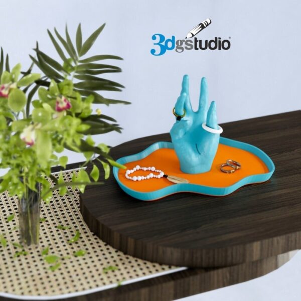 Jewellery Hand and Tray 3D Print Stl Files | 3D Digital Stl Models