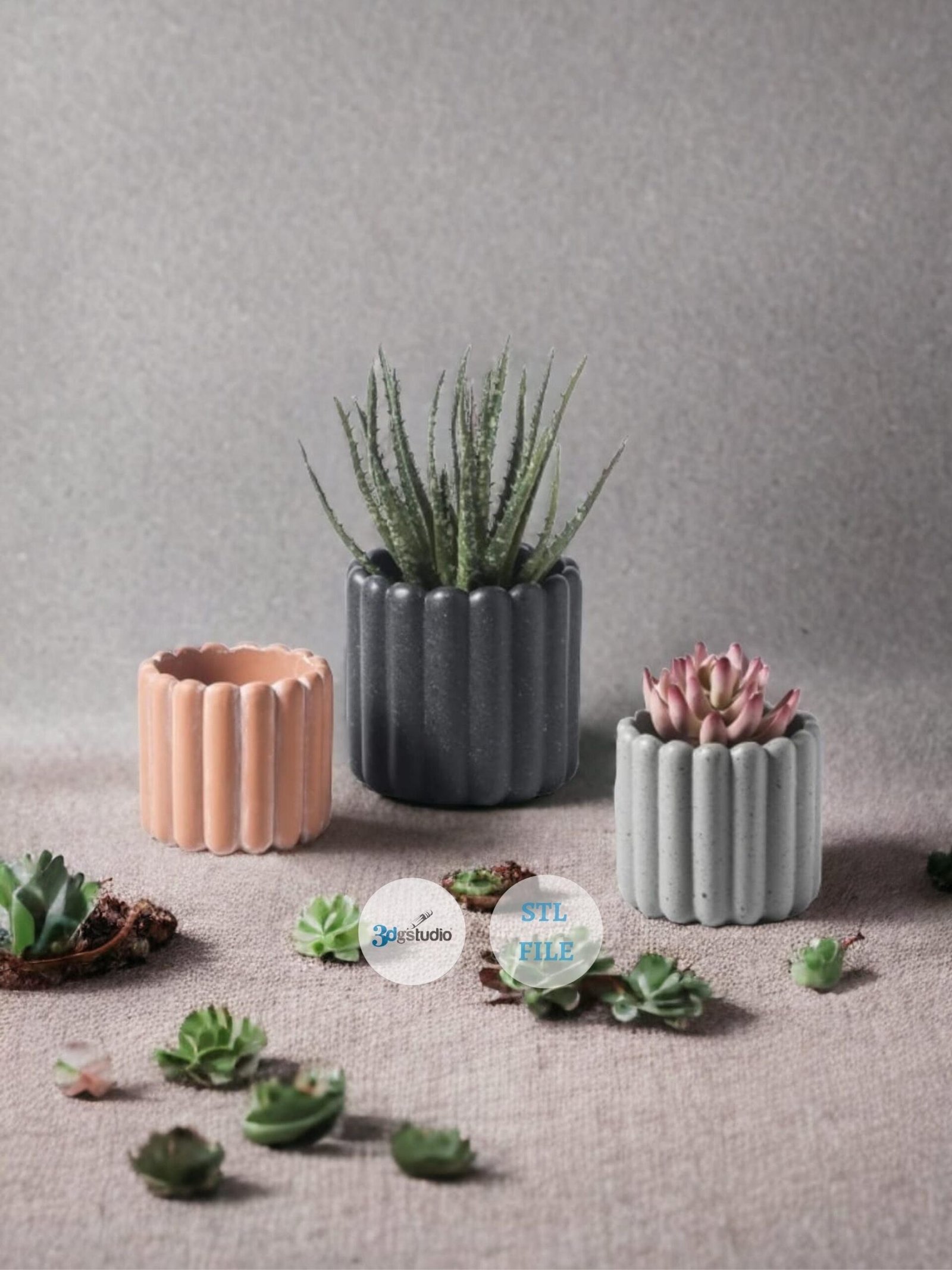 Planter Model-43 3D Print STL File For 3D Printers - Image 3