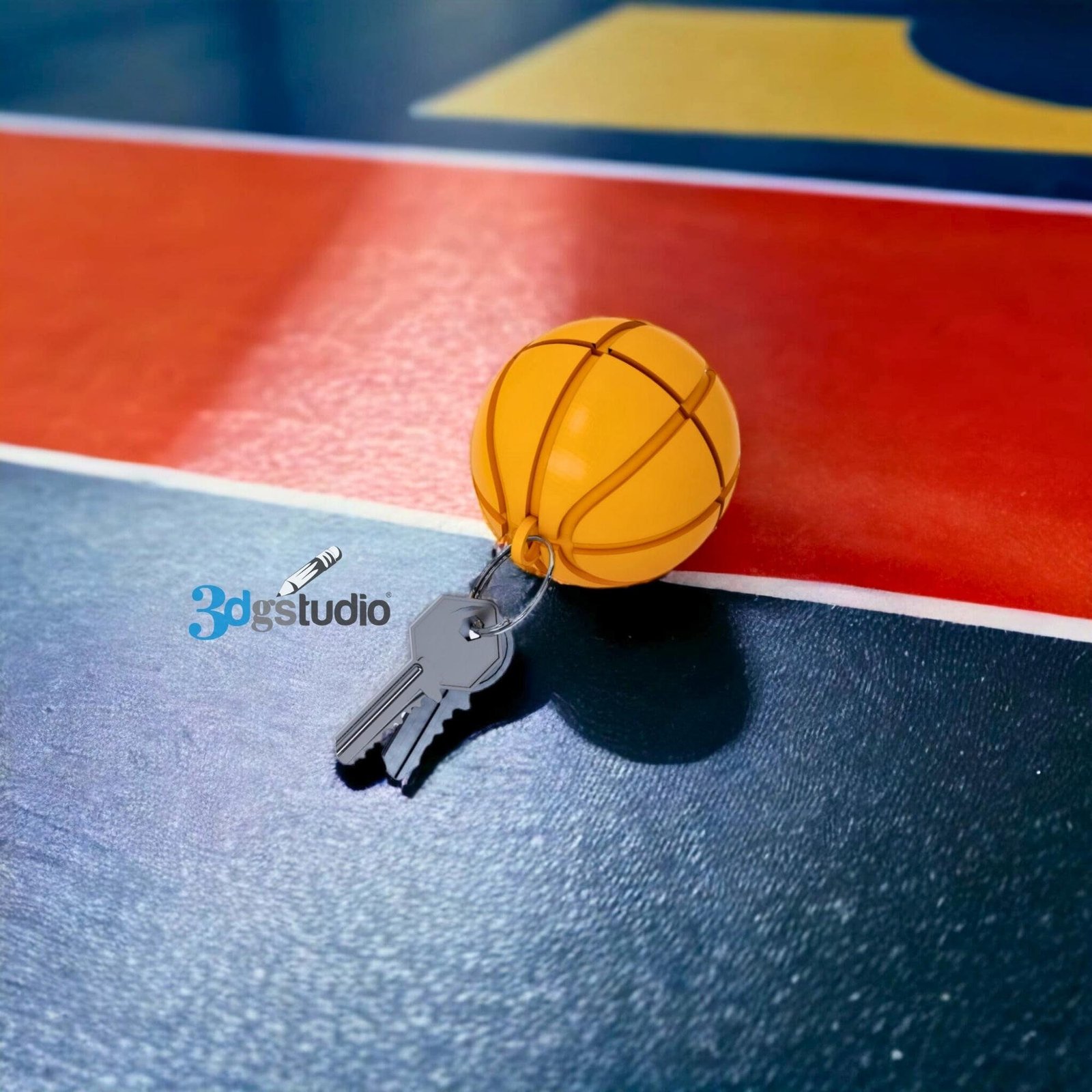 Basketball Keychain 3D Stl Files, 3D Keychain Print File