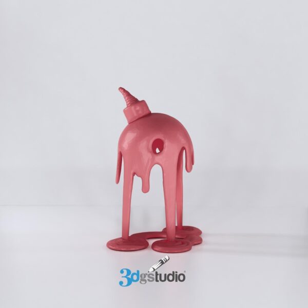 Melting Bomb 3D Print Stl File