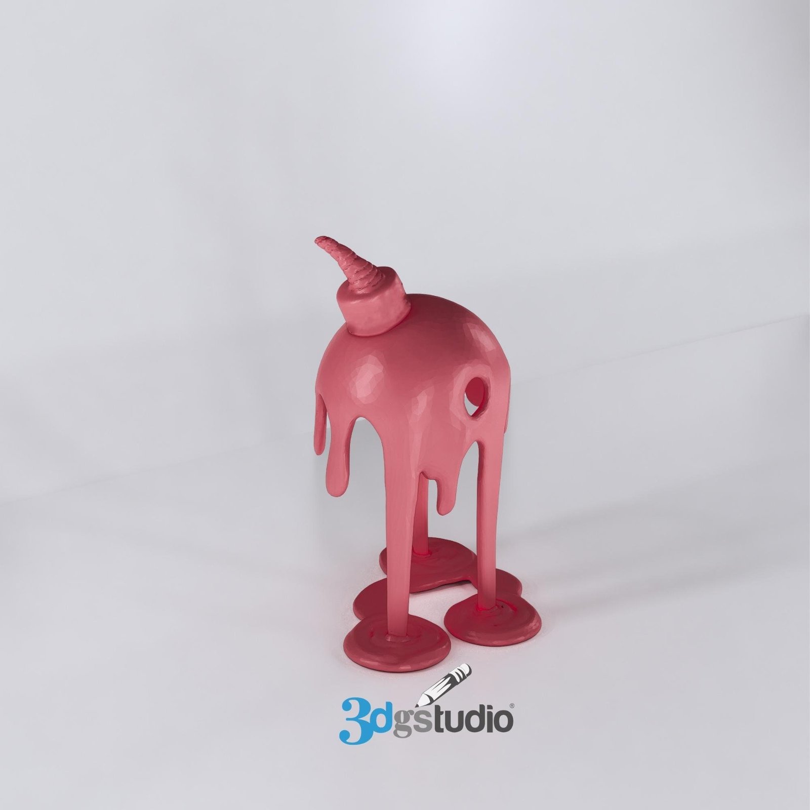 Melting Bomb 3D Print Stl File - Image 3