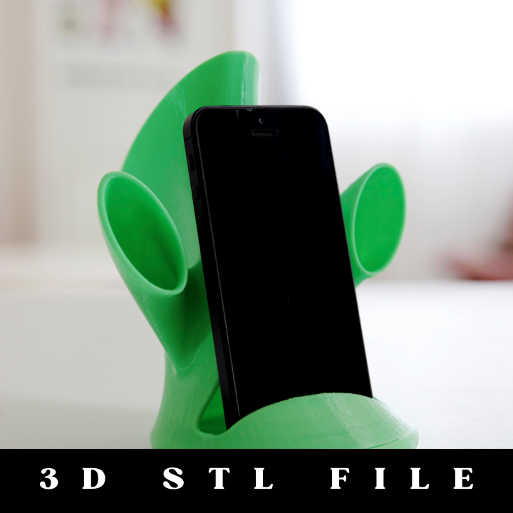 GROOVI Monster: The Fun and Functional Phone Stand STL File