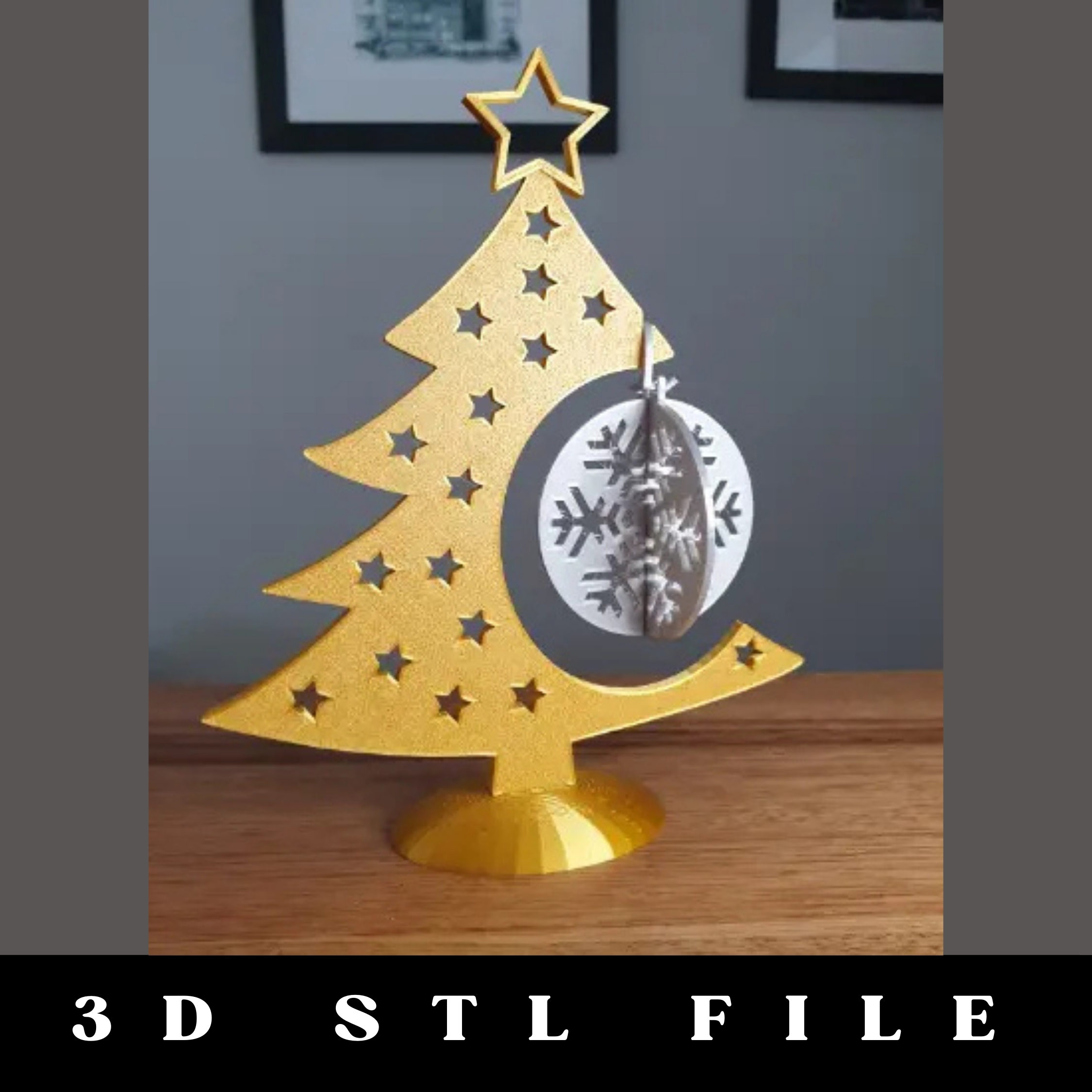 Christmas Bauble Display Tree STL File