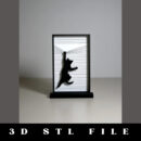 Hanging Cat Ornament STL File