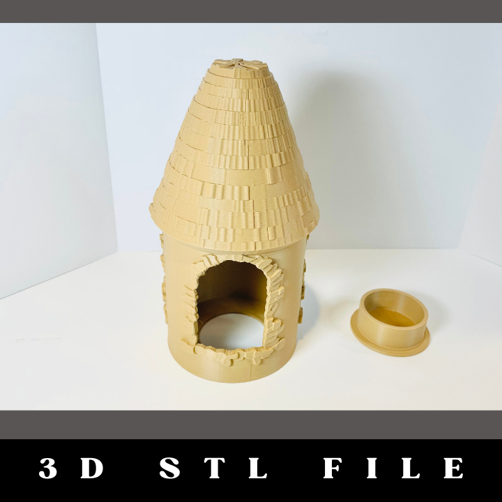 Upcycled Spool Planter STL File: Eco-Friendly and Stylish Plant Holder - Image 6