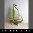 Sailboat Stand STL File