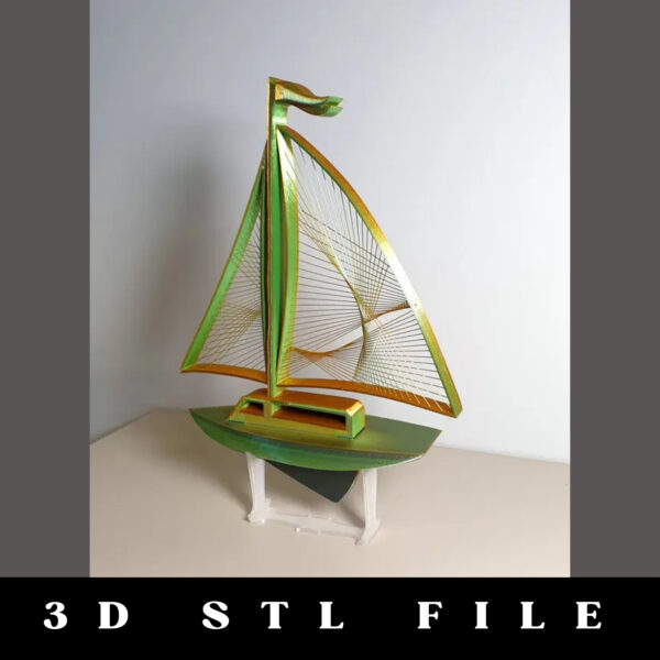 Sailboat Stand STL File