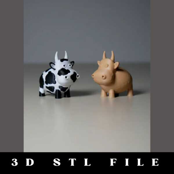 Tiny Cow STL File