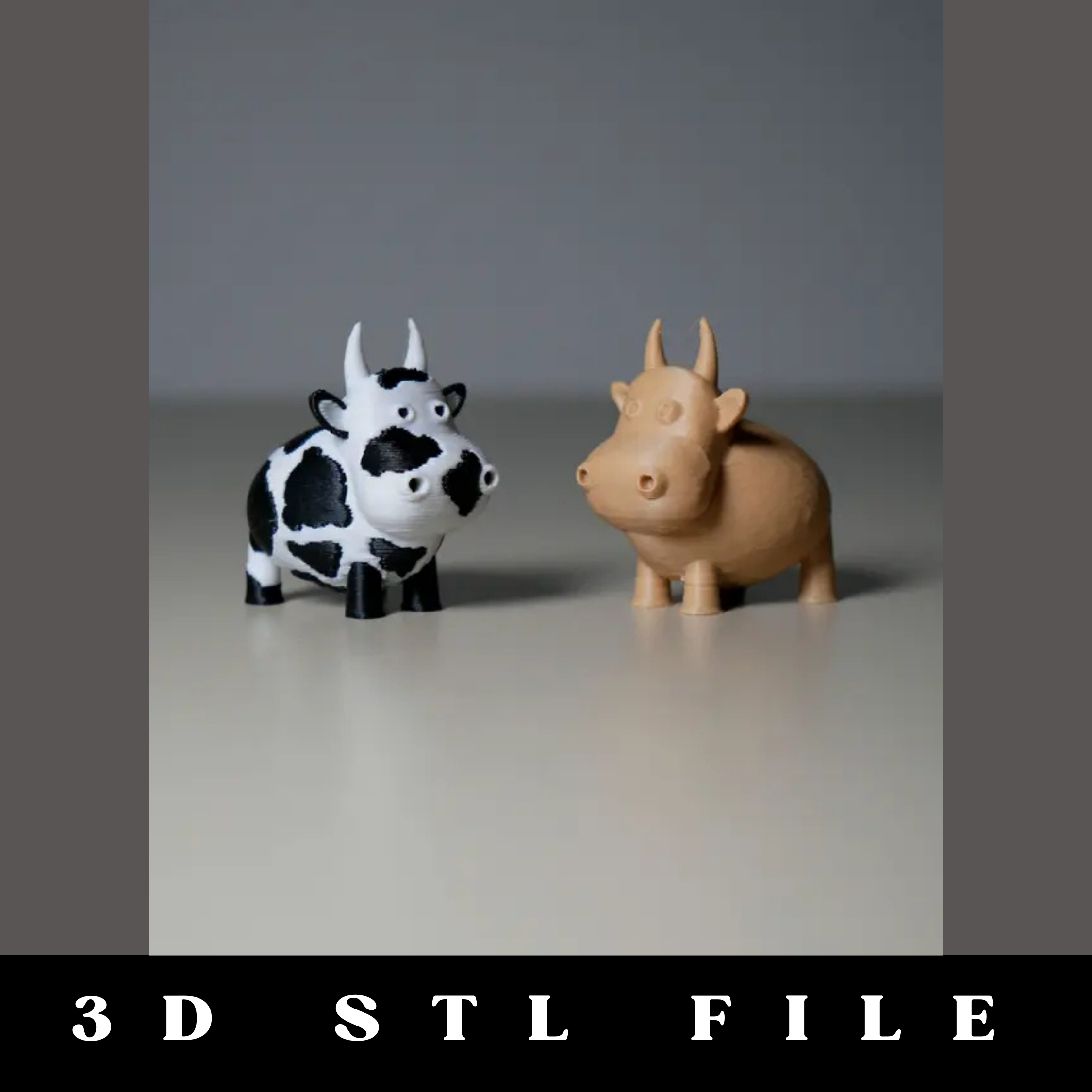 Tiny Cow STL File
