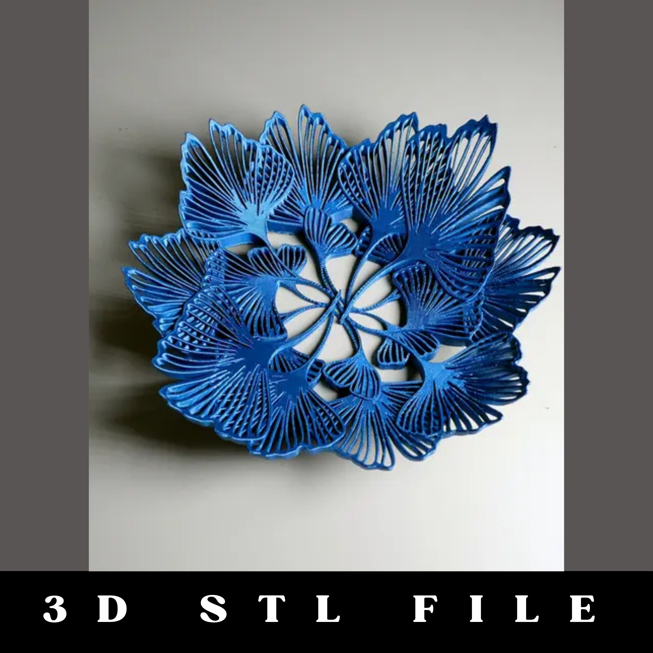 Ginkgo Ornate Bowl STL File
