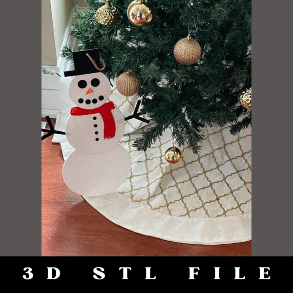 Frosted Snowman STL File