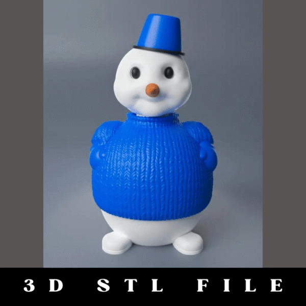 Snowman by 3DNetic STL File