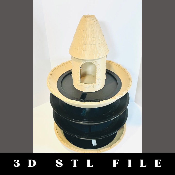 Upcycled Spool Planter STL File: Eco-Friendly and Stylish Plant Holder - Image 2