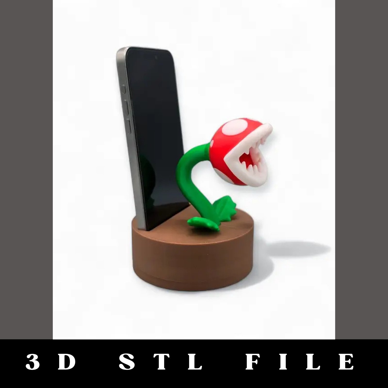 Piranha Plant Speaker Amplifier STL File - Image 2