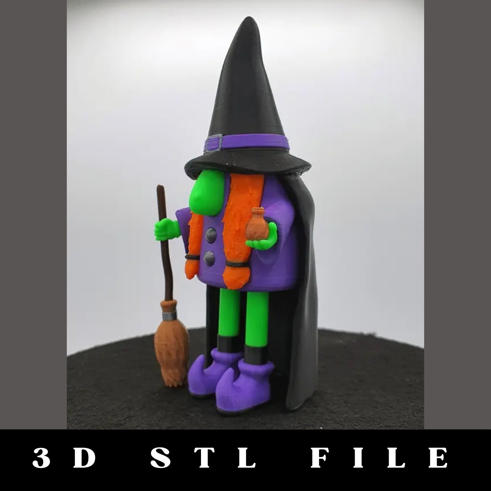 Gnome Witch STL File - Image 2