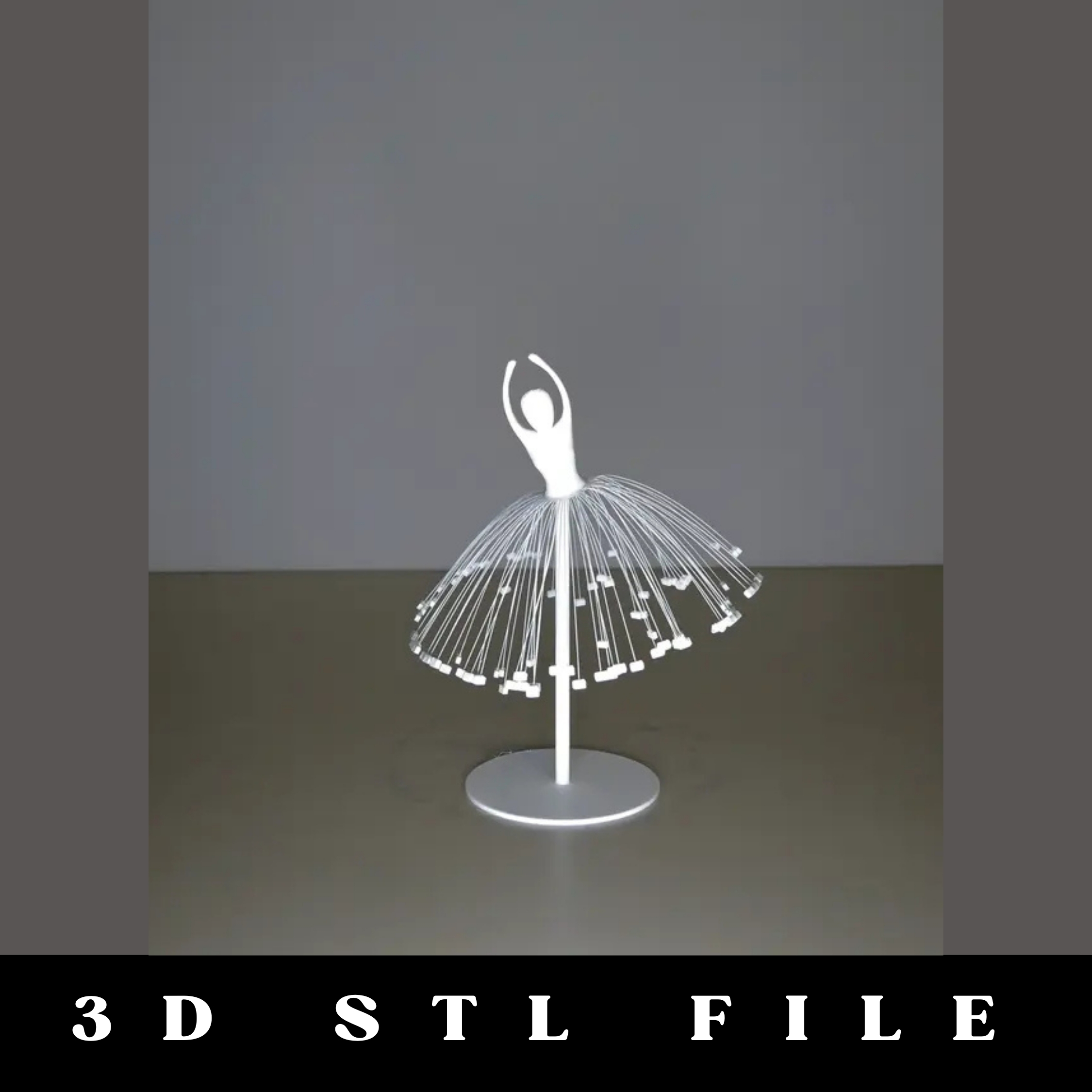 Dancing Ballerina STL File - Image 2