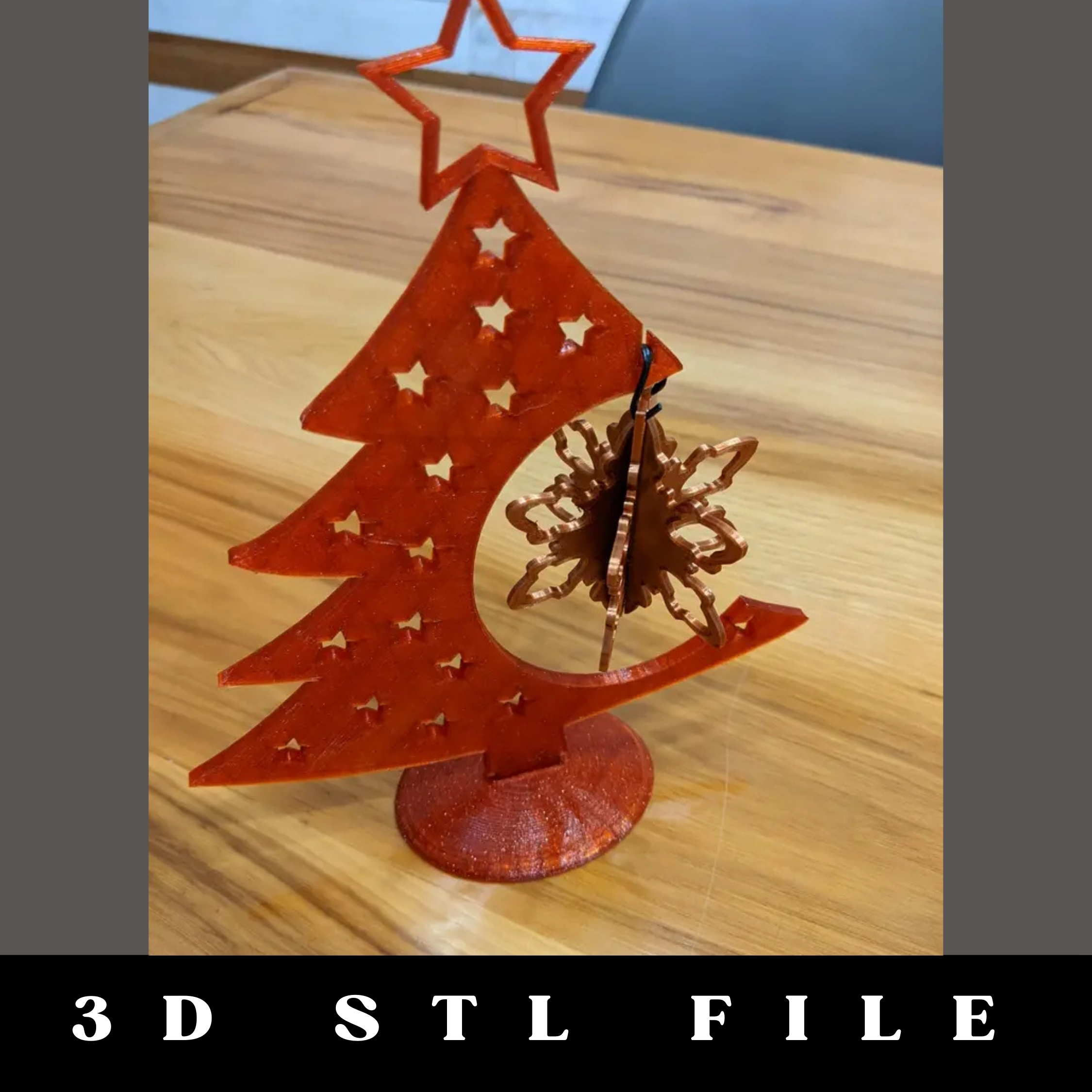Christmas Bauble Display Tree STL File - Image 2