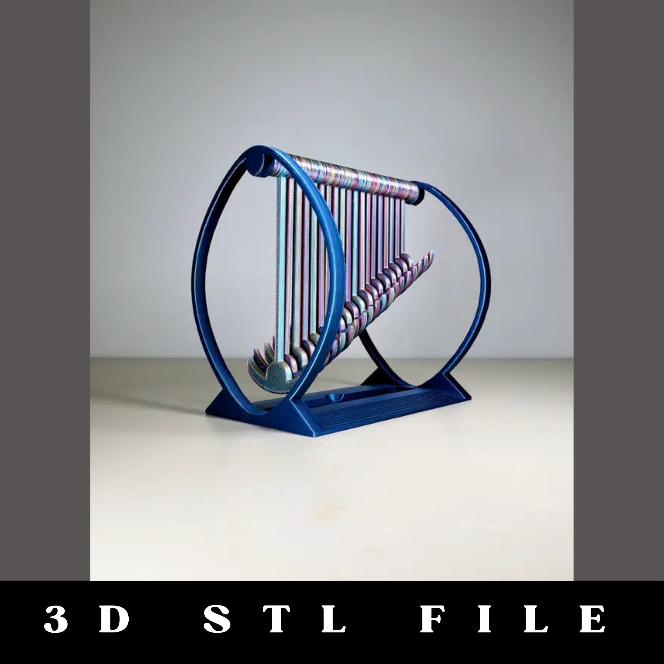 Pendulum Wave Toy STL File - Image 2