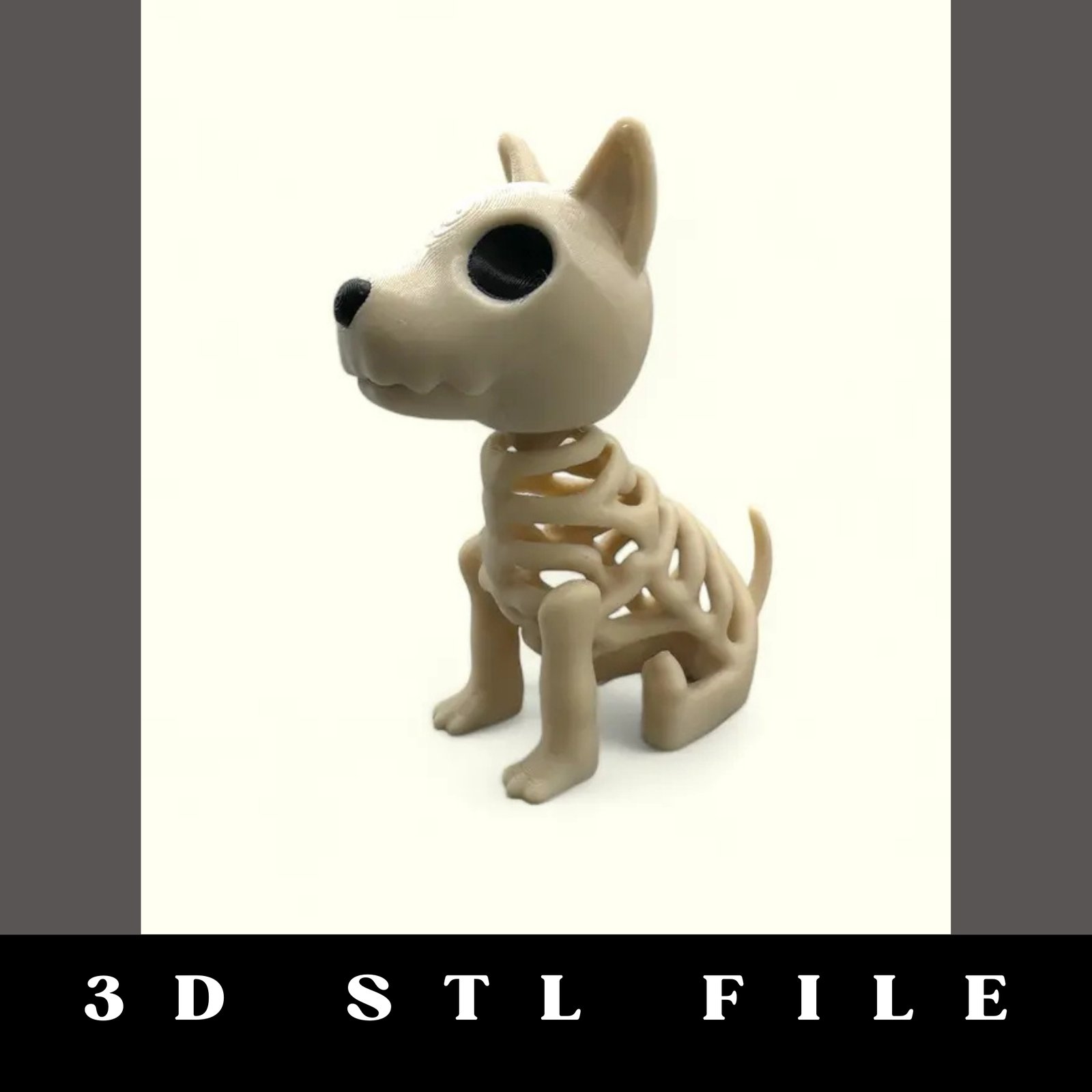 Spooky Skeleton Dog STL File - Image 2
