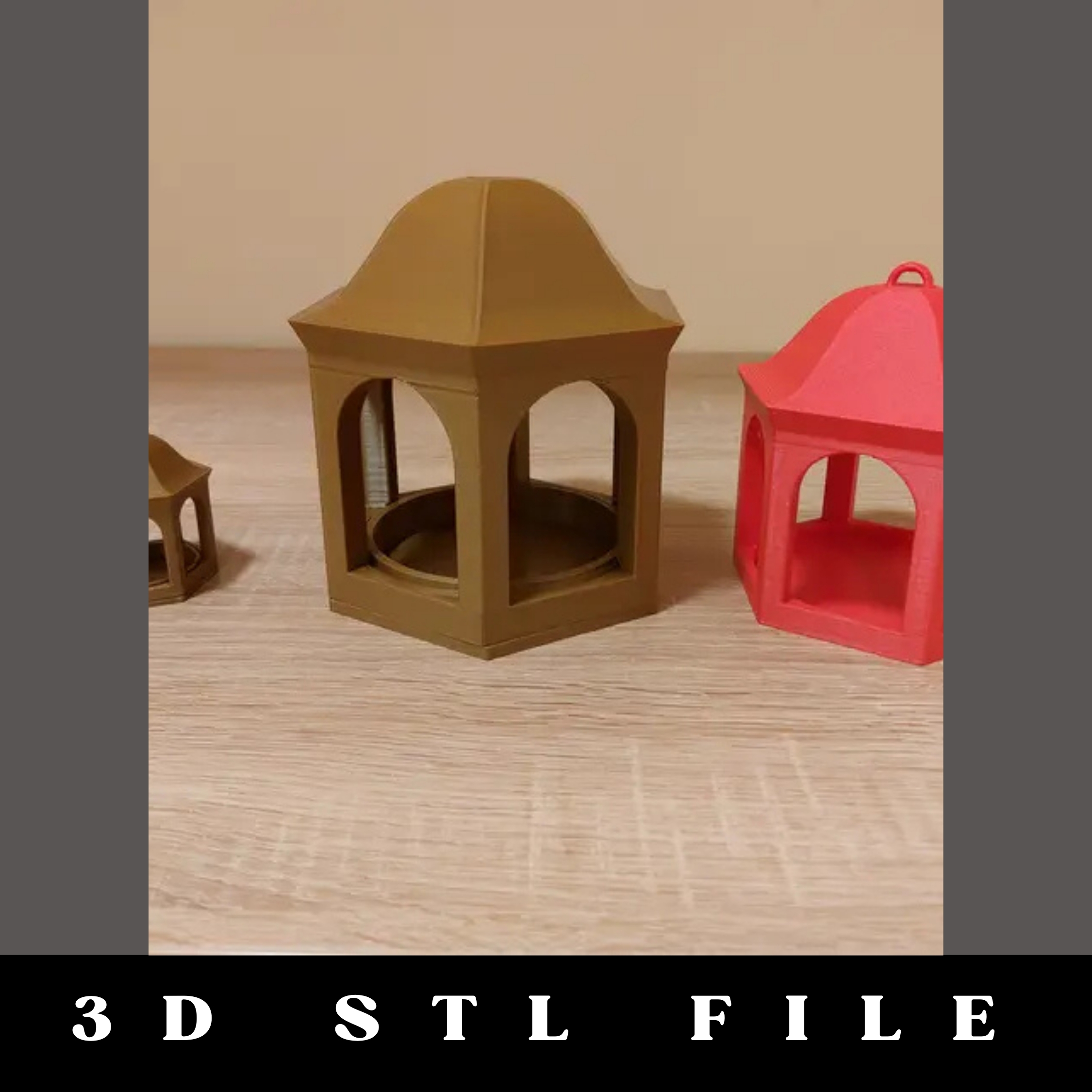 Lantern Bauble STL File - Image 2