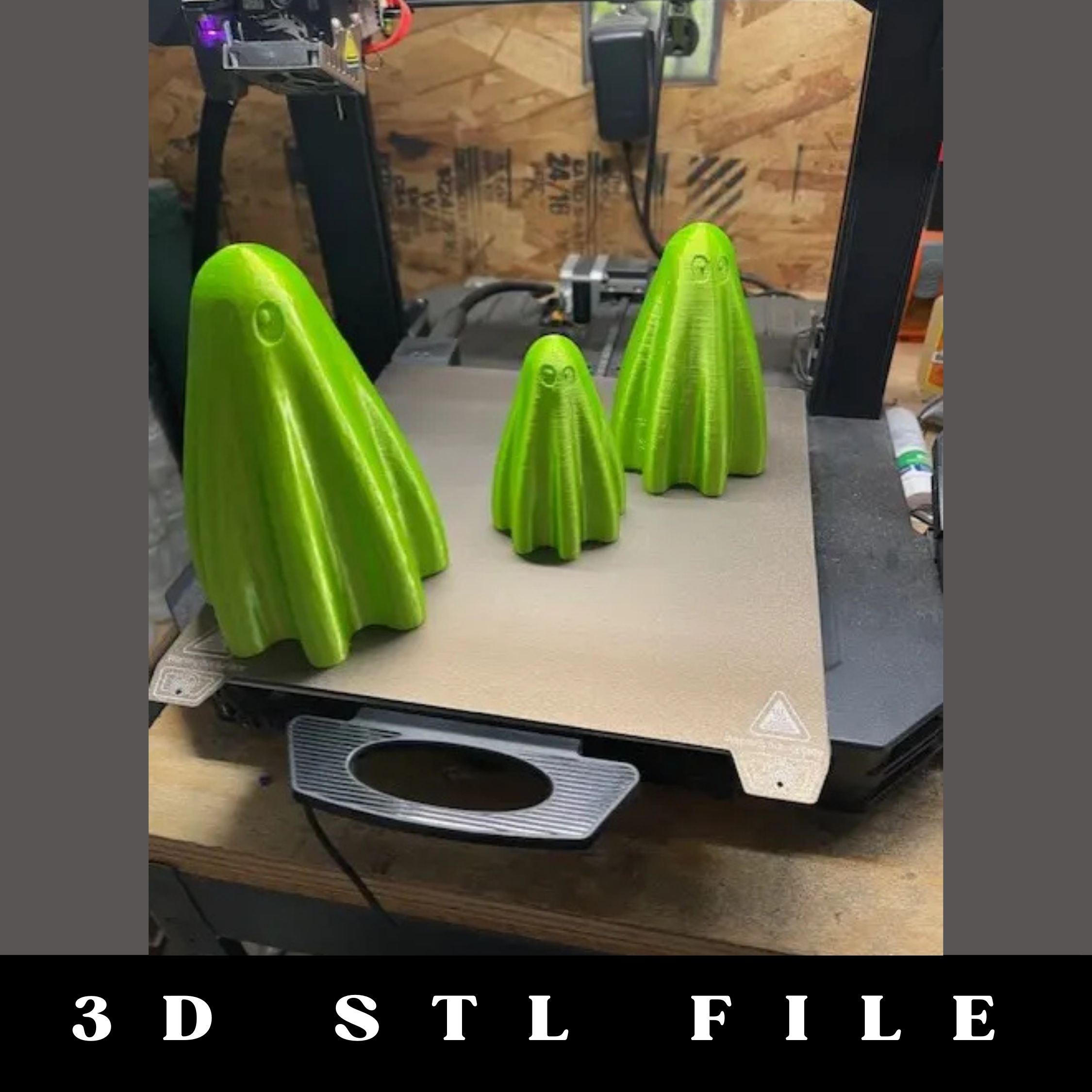 Nesting Ghosts STL File - Image 2