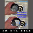 Pop Open Sink Drain Strainer STL File