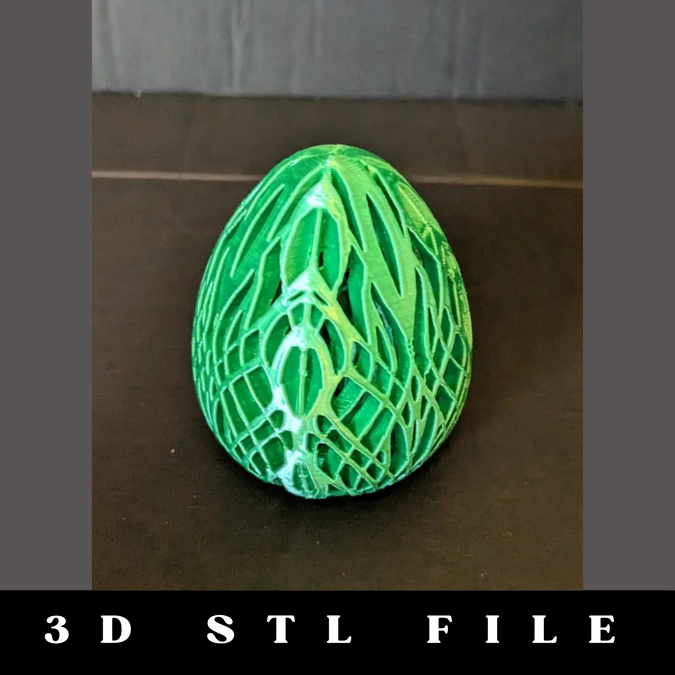 Ornamental Egg STL File - Image 2