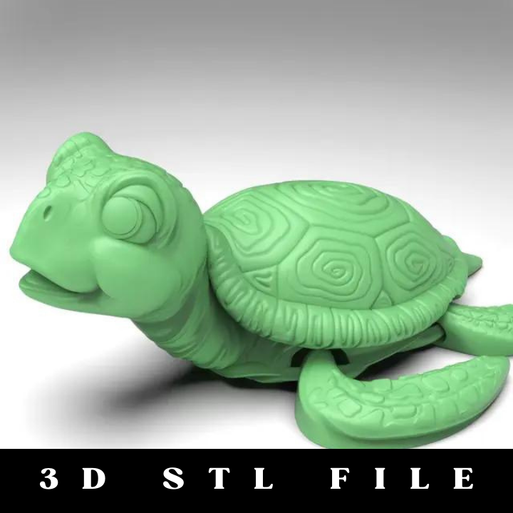 Turtle +Bambu 3MF STL File. - Image 2