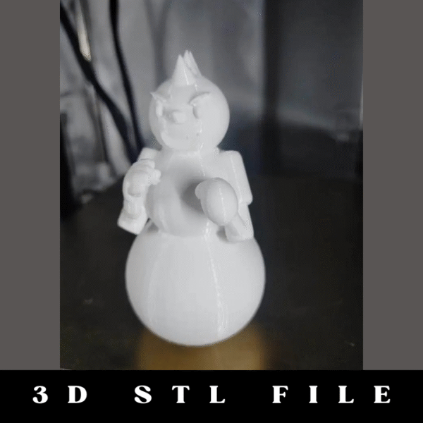 Scrappy the Snowman STL File
