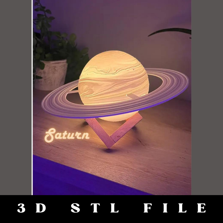 Planet Lamps STL File - Image 2