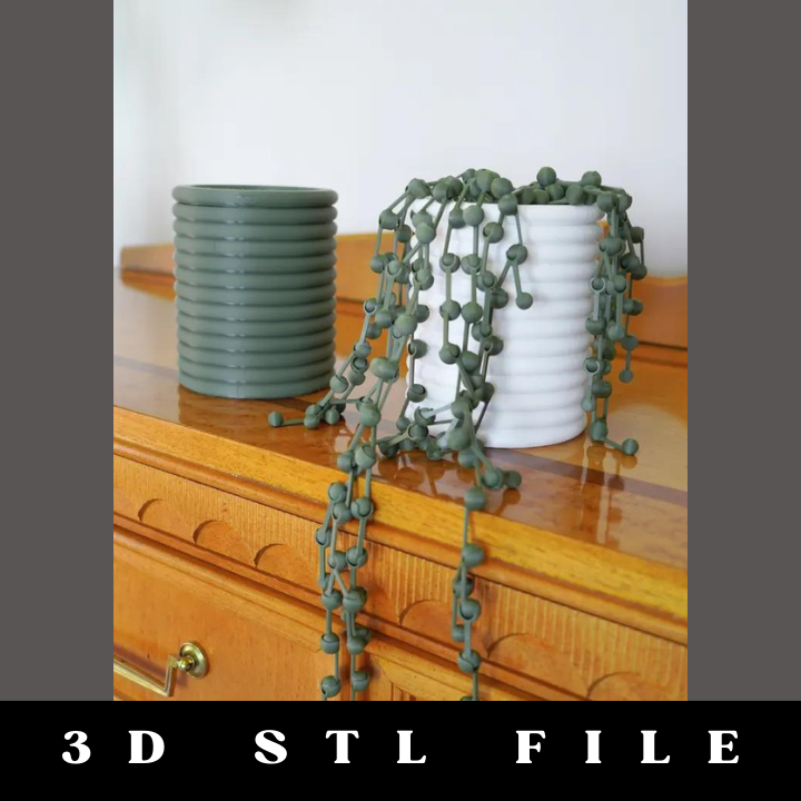 Spinny Plant Pot STL File - Image 2