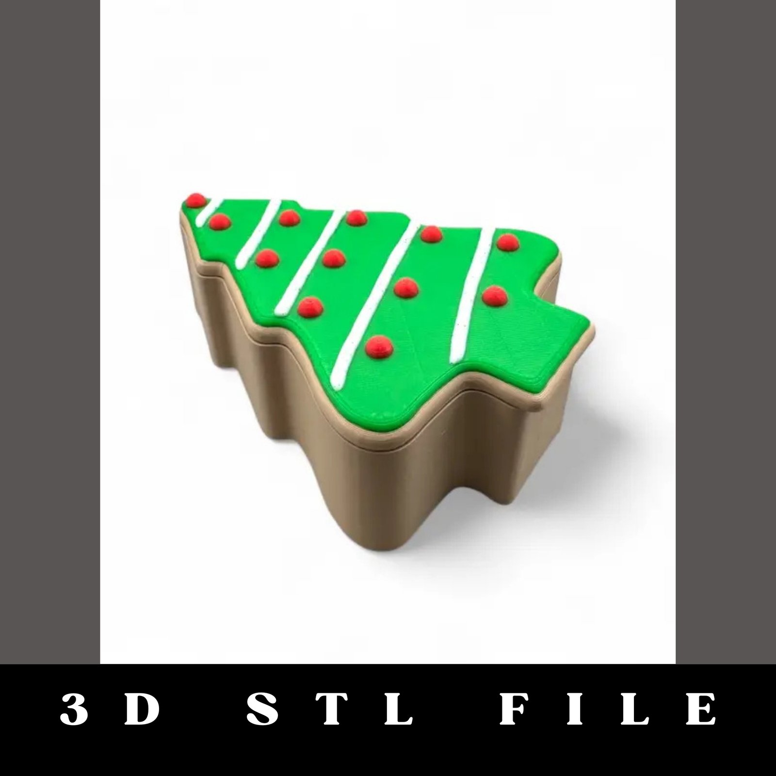 Christmas Tree Container STL File - Image 2