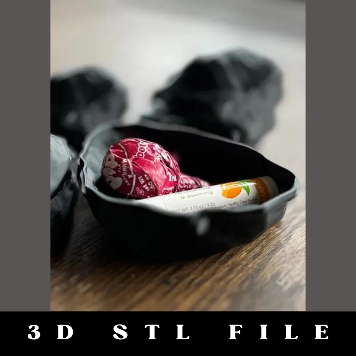 Lump of Coal Container STL File - Image 2