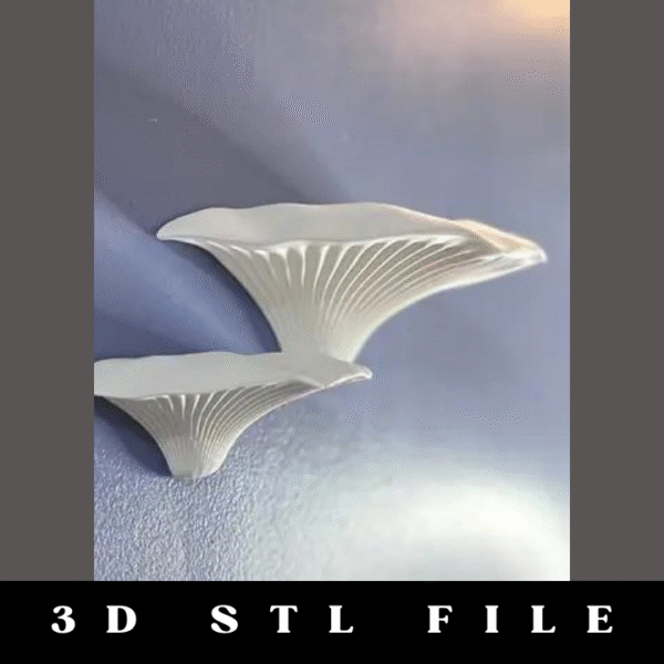 Mushroom Shelf STL File