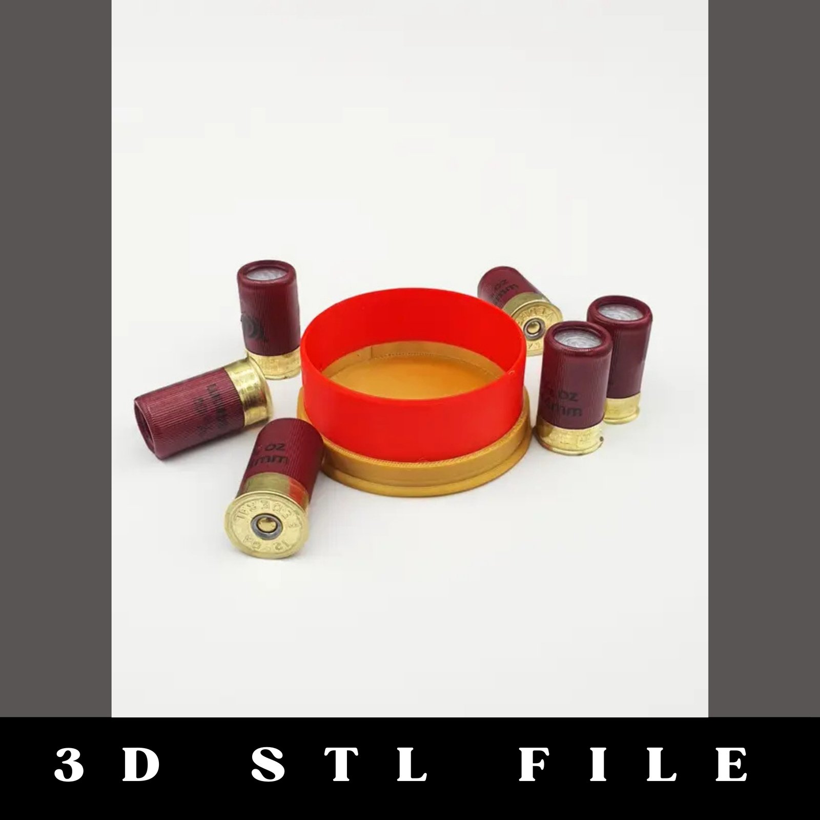 Shorty Shell Coaster Sleeve STL File - Image 2