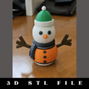 Snowman Arm STL File for 3D-Printy