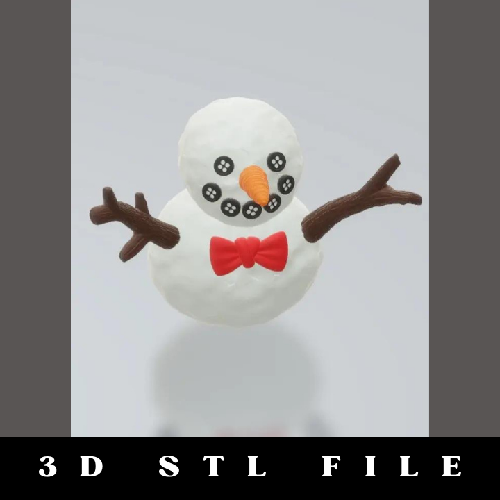 Small Snowman STL File
