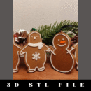 KUMATY : Gingerbread Polar Bears and Snowman Ornaments